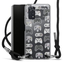 Carry Case Transparent Fabric black/silver