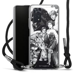 Carry Case Transparent Fabric black/silver