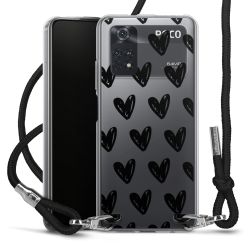 Carry Case Transparent Fabric black/silver