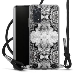 Carry Case Transparent Fabric black/silver