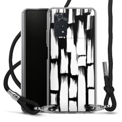 Carry Case Transparent Fabric black/silver