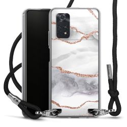 Carry Case Transparent Fabric black/silver