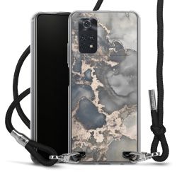 Carry Case Transparent Fabric black/silver