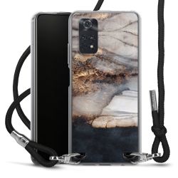 Carry Case Transparent Fabric black/silver