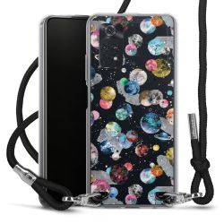 Carry Case Transparent Fabric black/silver