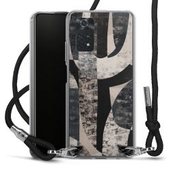 Carry Case Transparent Fabric black/silver