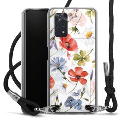 Carry Case Transparent Fabric black/silver