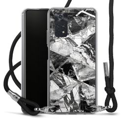 Carry Case Transparent Fabric black/silver