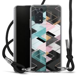 Carry Case Transparent Fabric black/silver