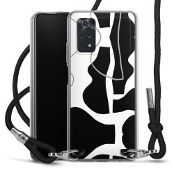 Carry Case Transparent Fabric black/silver