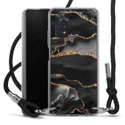 Carry Case Transparent Fabric black/silver