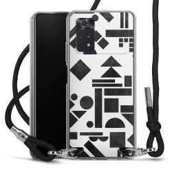 Carry Case Transparent Fabric black/silver