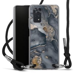 Carry Case Transparent Fabric black/silver