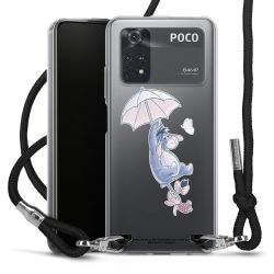 New Carry Case Transparent Stoff schwarz/silber