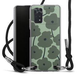 New Carry Case Transparent Stoff schwarz/silber