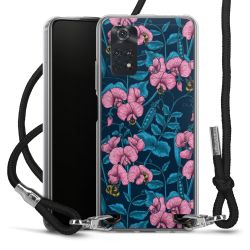 New Carry Case Transparent Stoff schwarz/silber