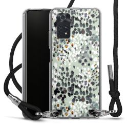 New Carry Case Transparent Stoff schwarz/silber