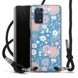 New Carry Case Transparent Stoff schwarz/silber