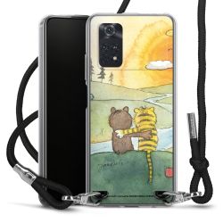 New Carry Case Transparent Stoff schwarz/silber