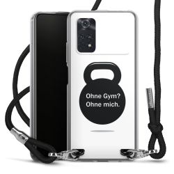 New Carry Case Transparent Stoff schwarz/silber