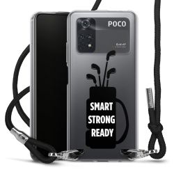 New Carry Case Transparent Stoff schwarz/silber