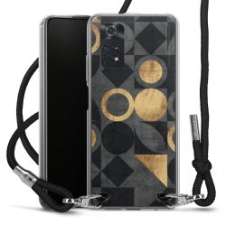 New Carry Case Transparent Stoff schwarz/silber