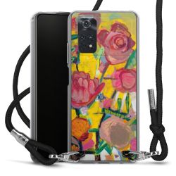 New Carry Case Transparent Stoff schwarz/silber