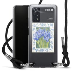 New Carry Case Transparent Stoff schwarz/silber