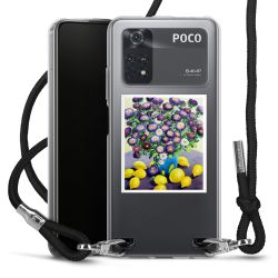 New Carry Case Transparent Stoff schwarz/silber