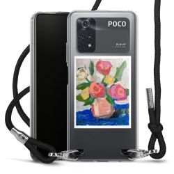 New Carry Case Transparent Stoff schwarz/silber