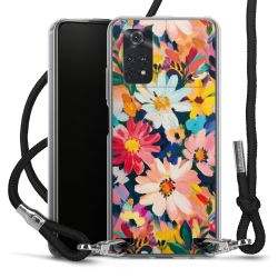 New Carry Case Transparent Stoff schwarz/silber