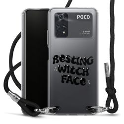 New Carry Case Transparent Stoff schwarz/silber