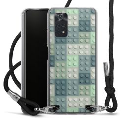 New Carry Case Transparent Stoff schwarz/silber