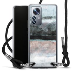 Carry Case Transparent Fabric black/silver