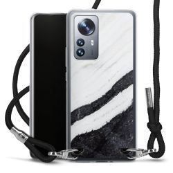 Carry Case Transparent Fabric black/silver