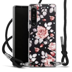 Carry Case Transparent Fabric black/silver