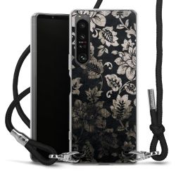 Carry Case Transparent Fabric black/silver