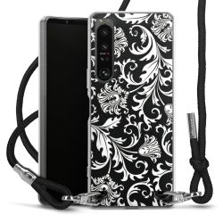 Carry Case Transparent Fabric black/silver