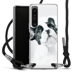 Carry Case Transparent Fabric black/silver