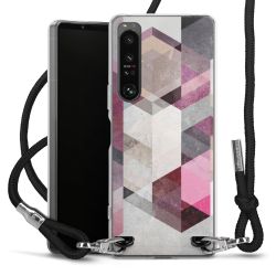 Carry Case Transparent Fabric black/silver