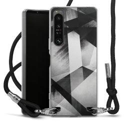 Carry Case Transparent Fabric black/silver