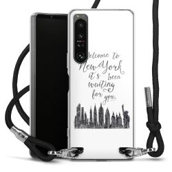 Carry Case Transparent Fabric black/silver