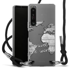 Carry Case Transparent Fabric black/silver