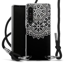 Carry Case Transparent Fabric black/silver