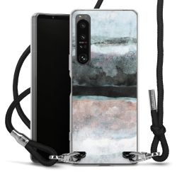 Carry Case Transparent Fabric black/silver