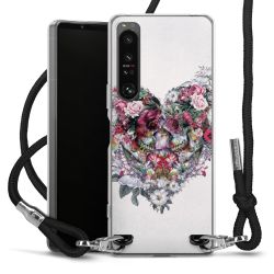 Carry Case Transparent Fabric black/silver