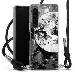 Carry Case Transparent Fabric black/silver