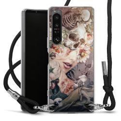 Carry Case Transparent Fabric black/silver