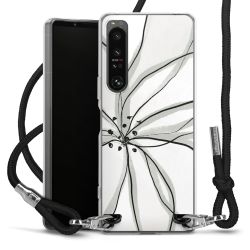 Carry Case Transparent Fabric black/silver