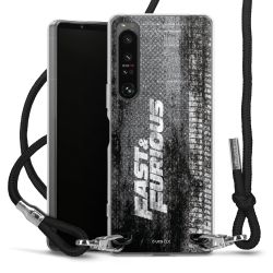 Carry Case Transparent Fabric black/silver